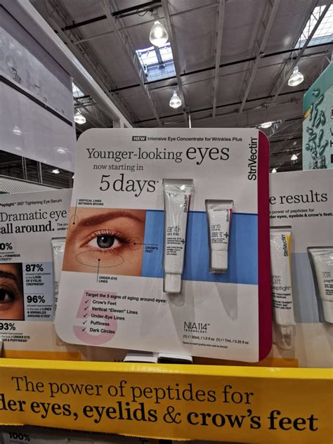 costco tightening eye serum.